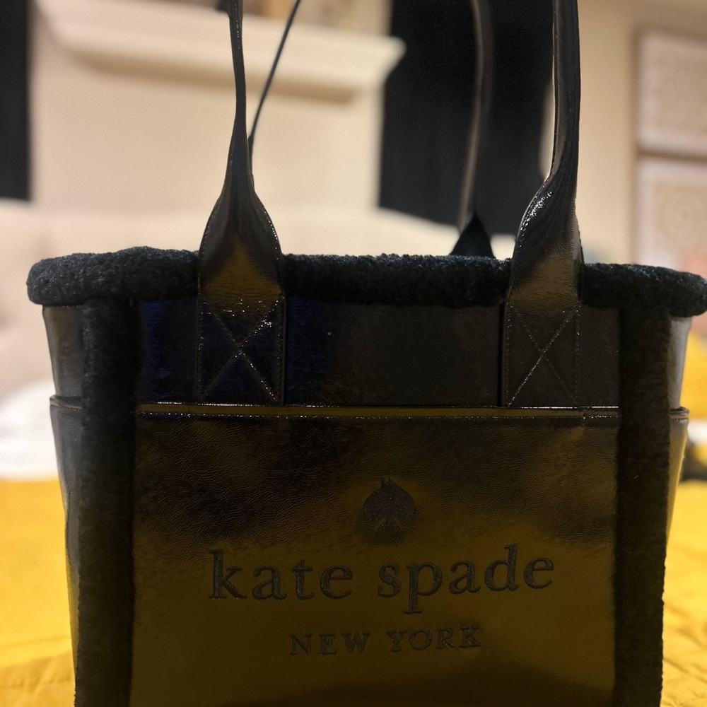 Kate Spade Black and Gold Tote